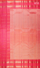 Fiery Pink Fancy Kanchipuram Silk Saree