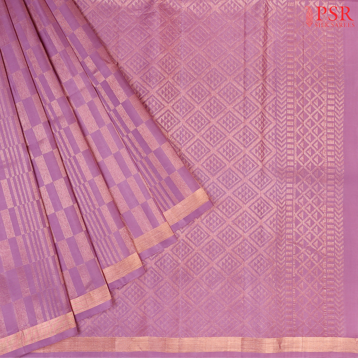 Onion Purple Soft Silk Saree