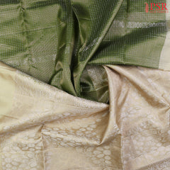 Fern Green Soft Silk Saree