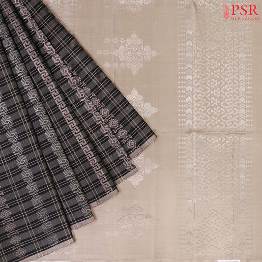 Black Soft Silk Saree