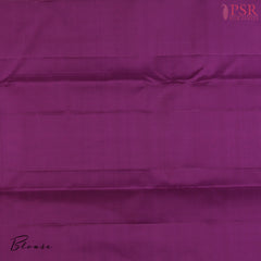 Magenta Purple Kanchipuram Silk Saree