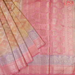 Ginger Tan Chiniya Silk Saree