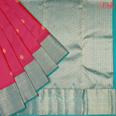 Cerise Fancy Kanchipuram Silk Saree