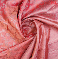 Candlelight Peach Kanchipuram Silk Saree