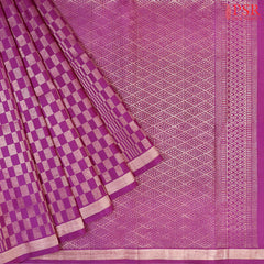 Byzantium Purple Soft Silk Saree