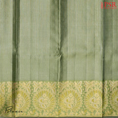 Asparagus Green Kanchipuram Silk Saree