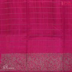 Marigold Banaras Jute Silk Saree