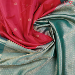 Cerise Fancy Kanchipuram Silk Saree