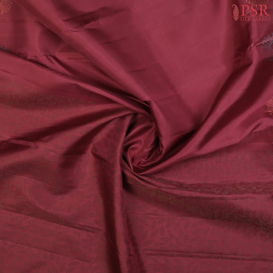 Dark Onion Pink Kanchipuram Silk Saree