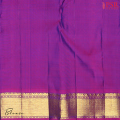 Dark Blue Kanchipuram Silk Saree