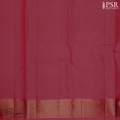 Dark Raspberry Red Kanchipuram Silk Saree