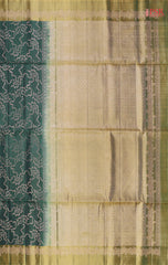 Dark Green Soft Silk Saree