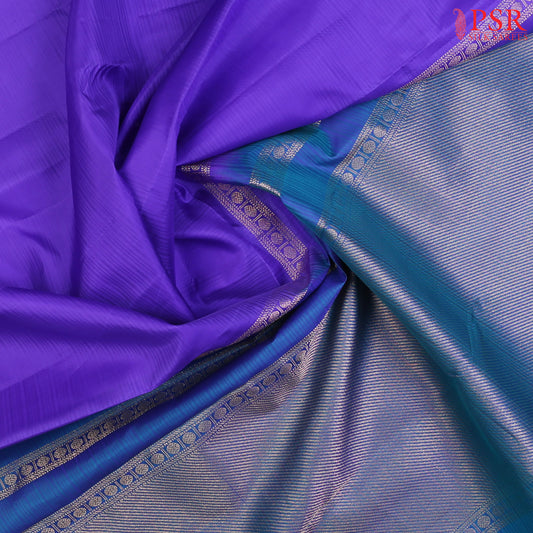 Blurple Arani Silk Saree