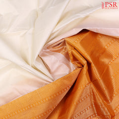 Off White Arani Silk Saree