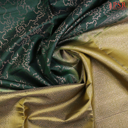 Dark Green Soft Silk Saree