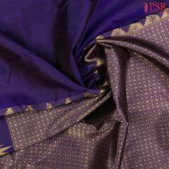 Indigo Blue Kanchipuram Silk Saree