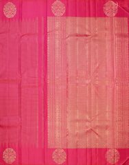 Dark Pink Kanchipuram Silk Saree