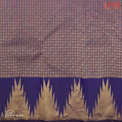 Indigo Blue Kanchipuram Silk Saree