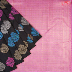 Black Kanchipuram Silk Saree