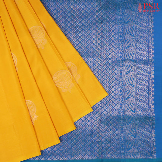 Yellow Soft Silk Saree