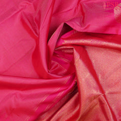 Dark Pink Kanchipuram Silk Saree