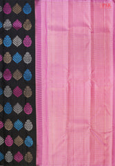 Black Kanchipuram Silk Saree