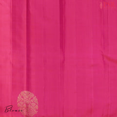 Dark Pink Kanchipuram Silk Saree