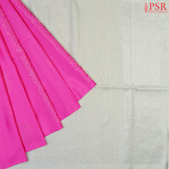 Magenta Pink Soft Silk Saree