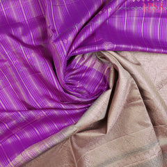 Amethyst Violet Soft Silk Saree