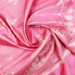 Pink Chiniya Silk Saree