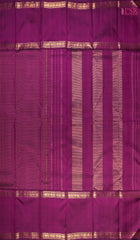 Burgundy Kanchipuram Silk Saree