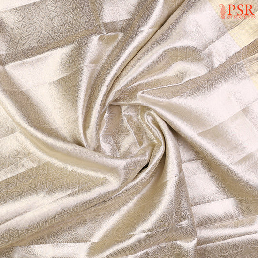 Golden Beige Tissue Saree