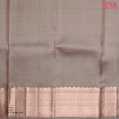 Mink Grey Kanchipuram Silk Saree