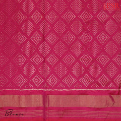 Cedar Brown Pochampally Ikat Silk Saree