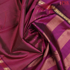 Burgundy Kanchipuram Silk Saree