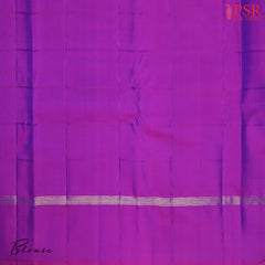 Peacock Blue Kanchipuram Silk Saree