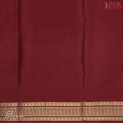 Ginger Tan Mysore Silk Saree