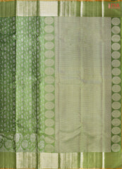 Sap Green Kanchipuram Silk Saree