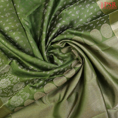 Sap Green Kanchipuram Silk Saree