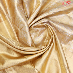 Golden Flower Kanchipuram Silk Saree