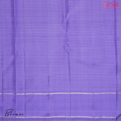 Moody Blue Kanchipuram Silk Saree