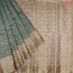 Russian Green Soft Silk Saree