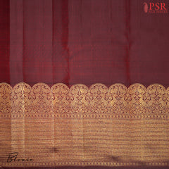 Dark Green Kanchipuram Silk Saree