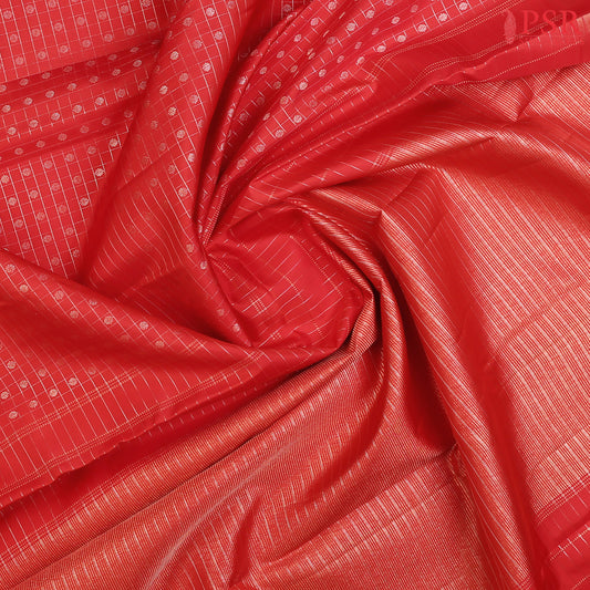 Red Kanchipuram Silk Saree