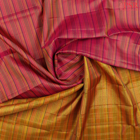 Multicolor Kanchipuram Silk Saree