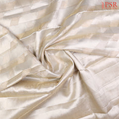 Floral Beige Tissue Saree