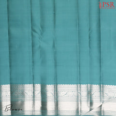 Egyptian Teal Kanchipuram Silk Saree