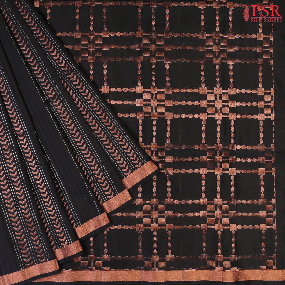 Black Soft Silk Saree