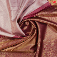 Rose Mauve Kanchipuram Silk Saree