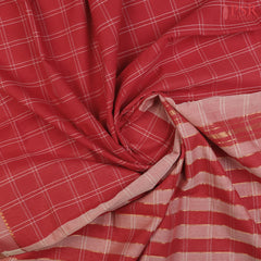 Red Mangalagiri Cotton Saree